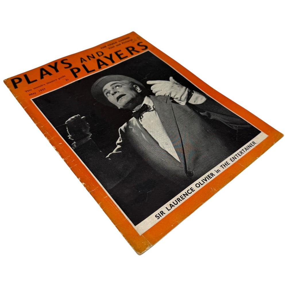 Plays and Players Magazine May 1957 Laurence Olivier The Entertainer Vintage